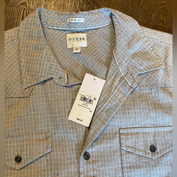 Guess 100% cotton button down tee - Picture 4 of 9